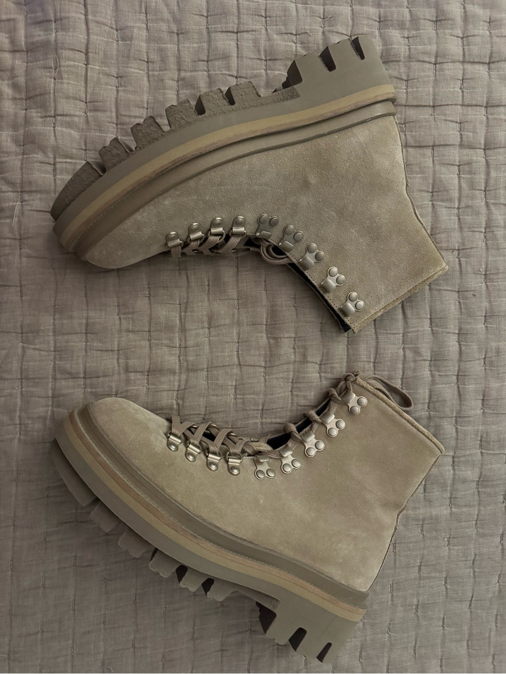 AllSaints Tan suede Leather Women's Boots